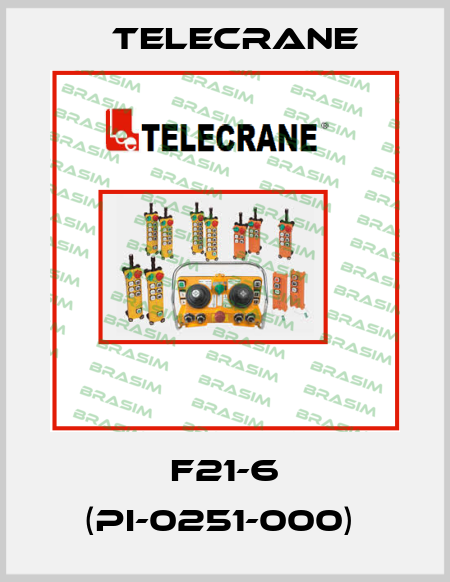 F21-6 (PI-0251-000)  Telecrane