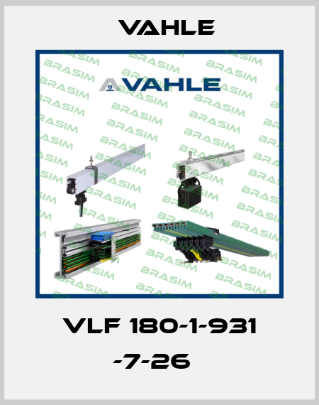 VLF 180-1-931 -7-26   Vahle