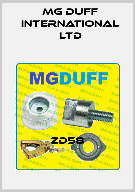 ZD58 MG DUFF INTERNATIONAL LTD