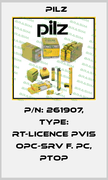 p/n: 261907, Type: RT-Licence PVIS OPC-Srv f. PC, PtoP Pilz