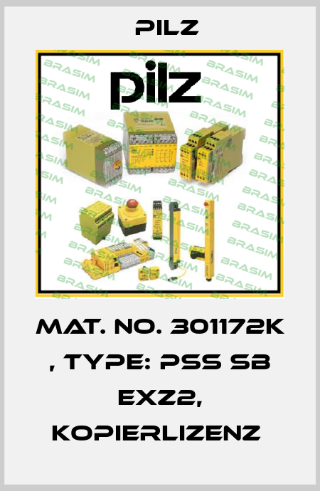 Mat. No. 301172K , Type: PSS SB EXZ2, Kopierlizenz  Pilz