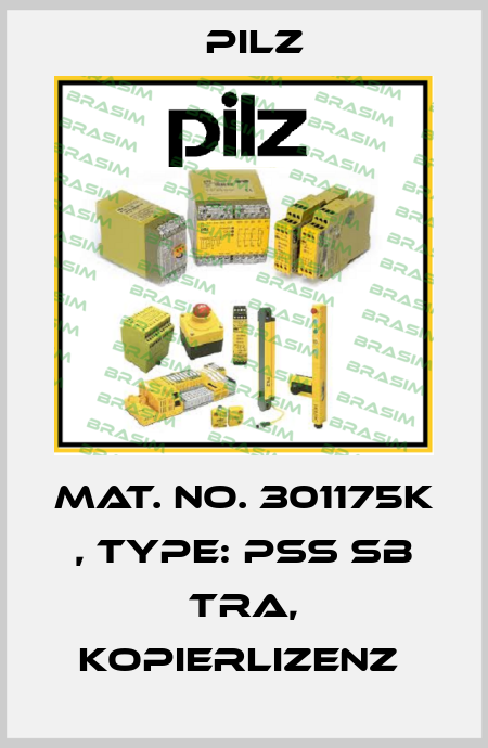 Mat. No. 301175K , Type: PSS SB TRA, Kopierlizenz  Pilz
