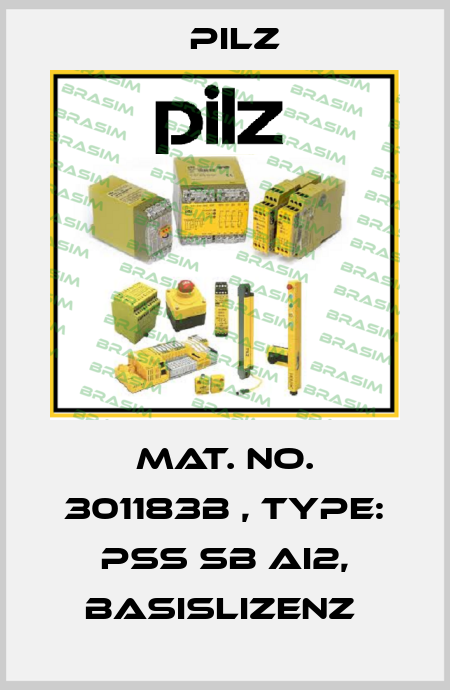 Mat. No. 301183B , Type: PSS SB AI2, Basislizenz  Pilz