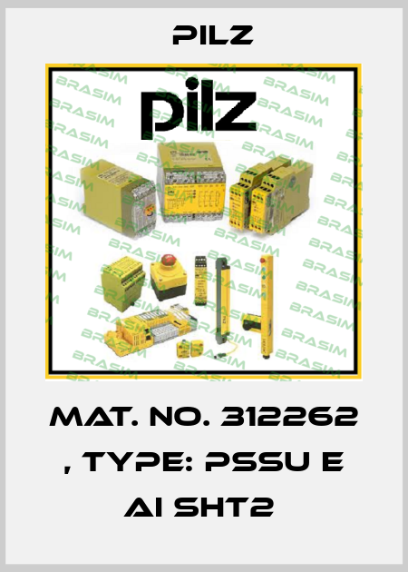 Mat. No. 312262 , Type: PSSu E AI SHT2  Pilz