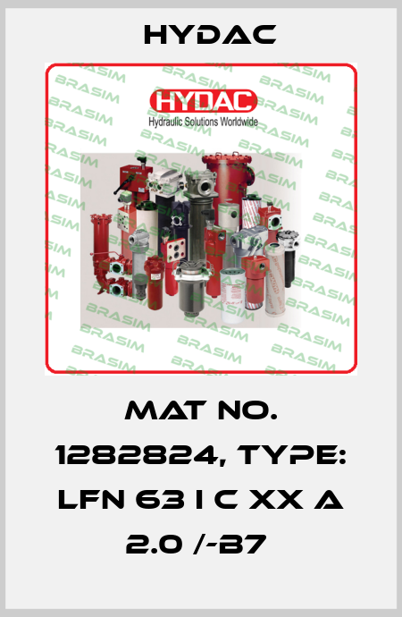 Mat No. 1282824, Type: LFN 63 I C XX A 2.0 /-B7  Hydac