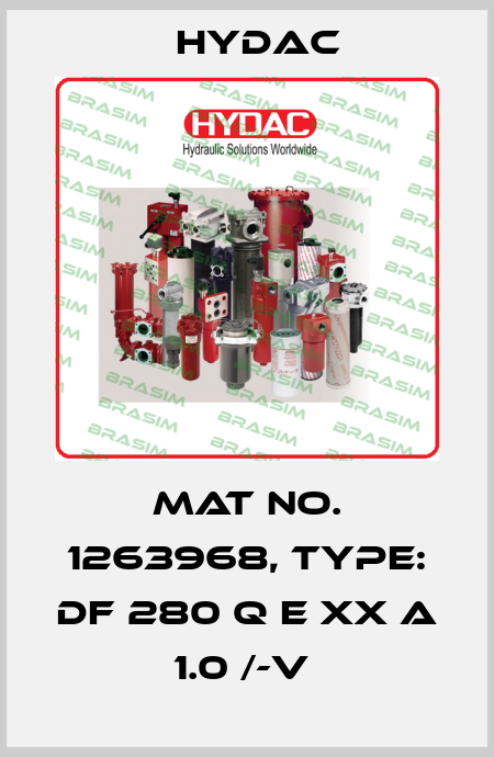 Mat No. 1263968, Type: DF 280 Q E XX A 1.0 /-V  Hydac
