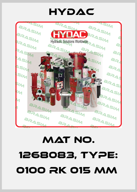 Mat No. 1268083, Type: 0100 RK 015 MM  Hydac