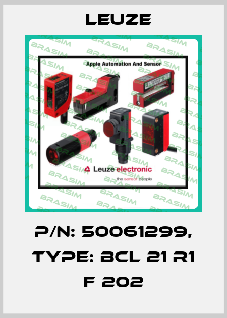 p/n: 50061299, Type: BCL 21 R1 F 202 Leuze