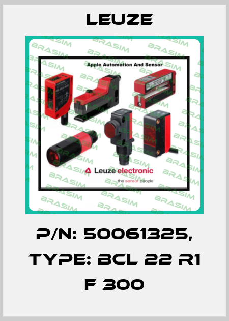 p/n: 50061325, Type: BCL 22 R1 F 300 Leuze