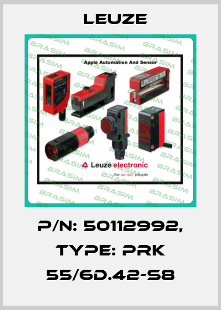 p/n: 50112992, Type: PRK 55/6D.42-S8 Leuze