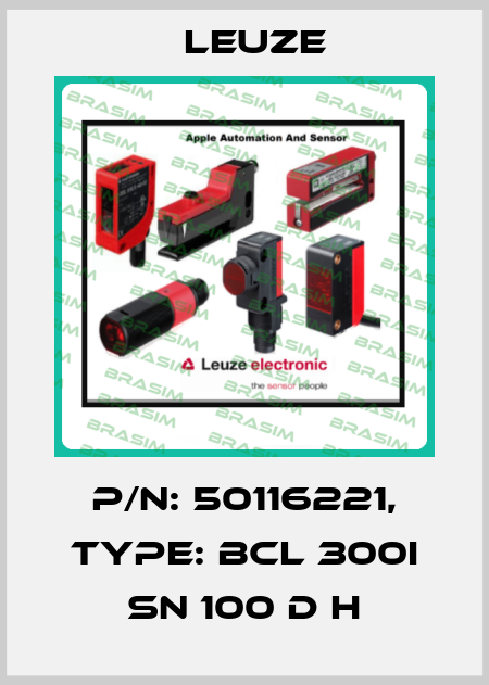 p/n: 50116221, Type: BCL 300i SN 100 D H Leuze