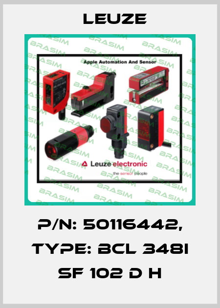 p/n: 50116442, Type: BCL 348i SF 102 D H Leuze