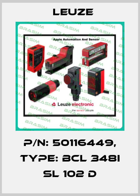 p/n: 50116449, Type: BCL 348i SL 102 D Leuze