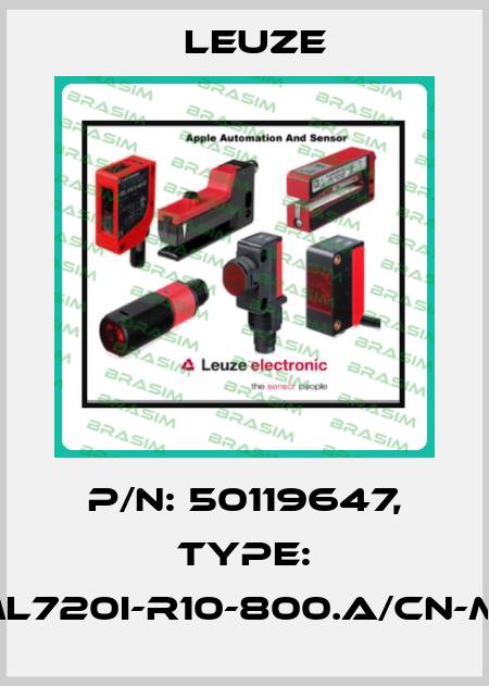 p/n: 50119647, Type: CML720i-R10-800.A/CN-M12 Leuze