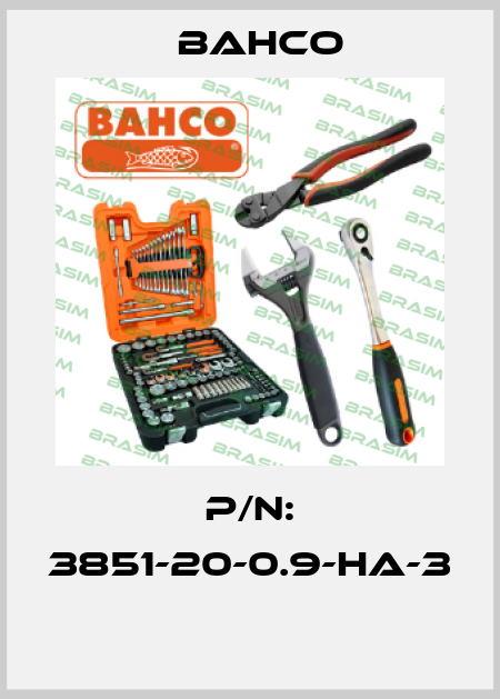 P/N: 3851-20-0.9-HA-3  Bahco