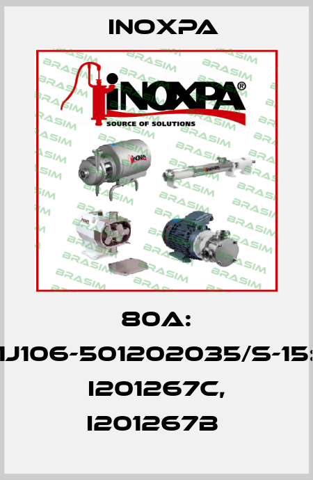 80A: 1J106-501202035/S-15: I201267C, I201267B  Inoxpa