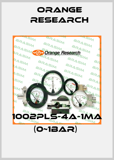 1002PLS-4A-1MA (0~1BAR)  Orange Research