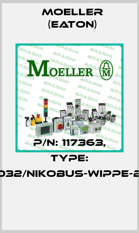 P/N: 117363, Type: 102-00032/NIKOBUS-WIPPE-2X1/2-IR  Moeller (Eaton)