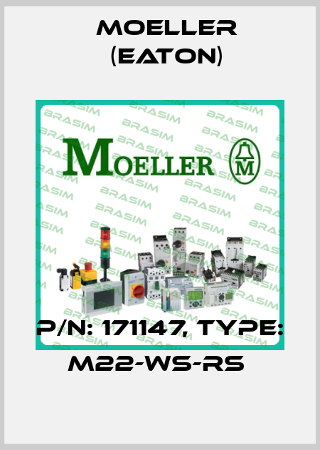 P/N: 171147, Type: M22-WS-RS  Moeller (Eaton)