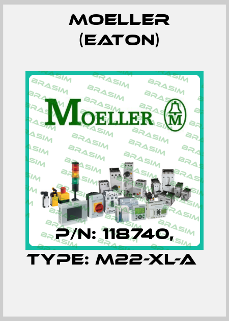 P/N: 118740, Type: M22-XL-A  Moeller (Eaton)