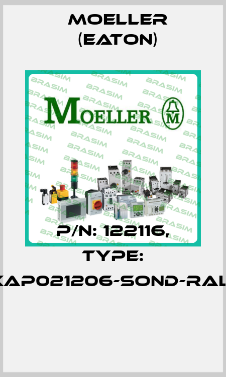 P/N: 122116, Type: XAP021206-SOND-RAL*  Moeller (Eaton)