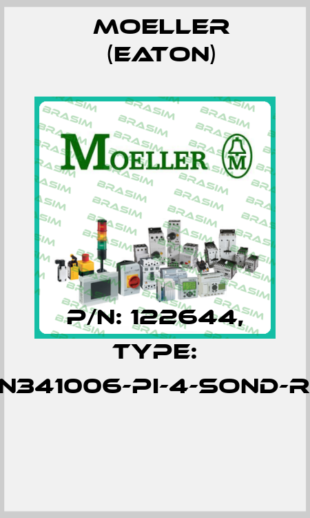 P/N: 122644, Type: XMN341006-PI-4-SOND-RAL*  Moeller (Eaton)