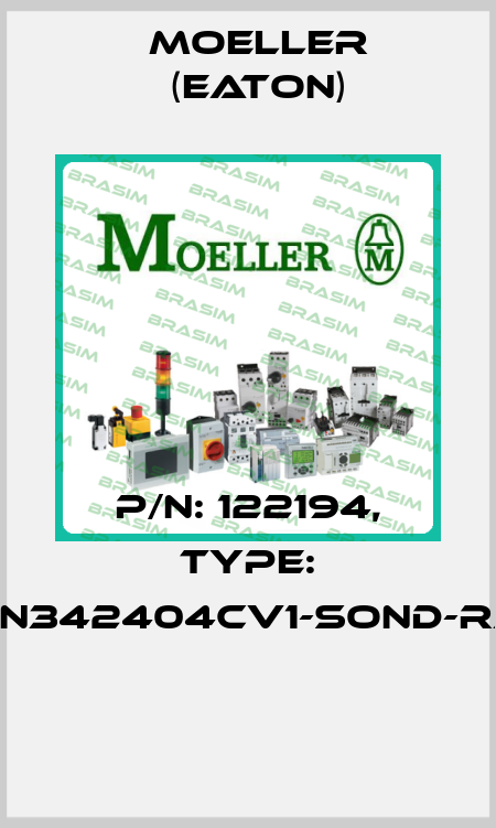 P/N: 122194, Type: XMN342404CV1-SOND-RAL*  Moeller (Eaton)