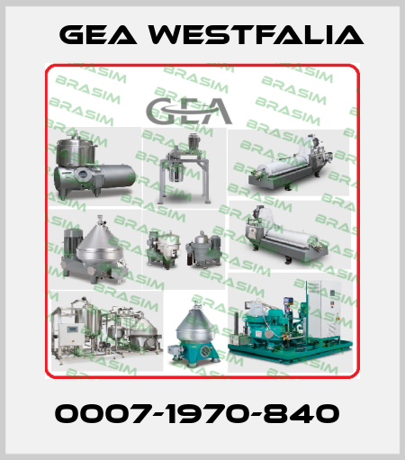 0007-1970-840  Gea Westfalia