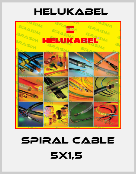 Spiral cable 5x1,5  Helukabel