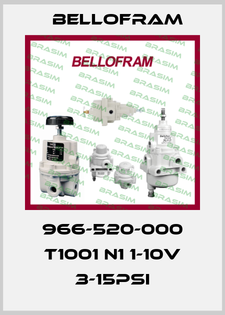 966-520-000 T1001 N1 1-10V 3-15PSI Bellofram