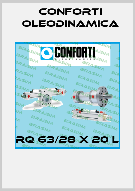 RQ 63/28 X 20 L  Conforti Oleodinamica