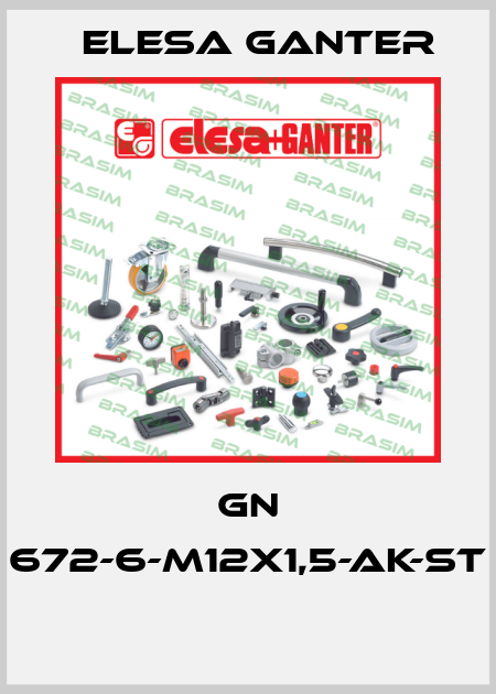 GN 672-6-M12X1,5-AK-ST  Elesa Ganter