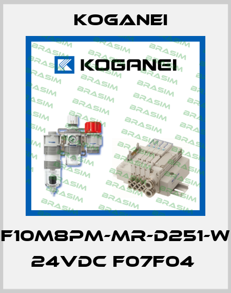 F10M8PM-MR-D251-W 24VDC F07F04  Koganei