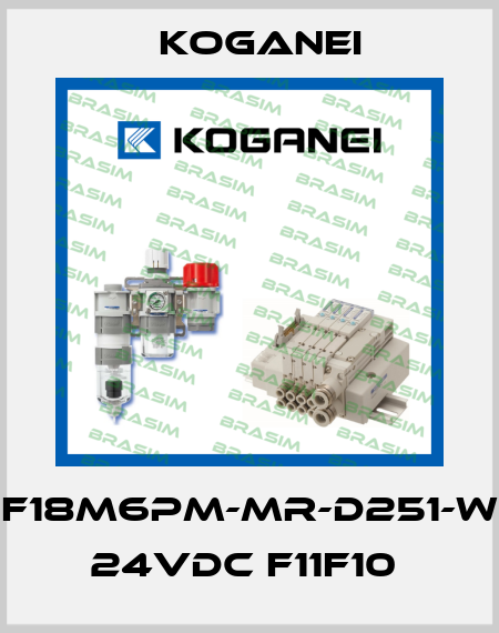 F18M6PM-MR-D251-W 24VDC F11F10  Koganei