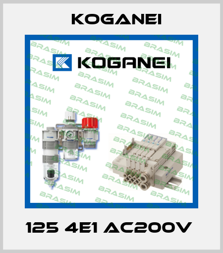 125 4E1 AC200V  Koganei