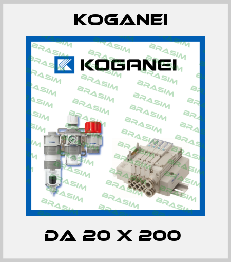 DA 20 X 200  Koganei