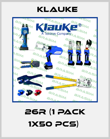 26R (1 pack 1x50 pcs)  Klauke