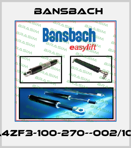 A4A4ZF3-100-270--002/1000N Bansbach