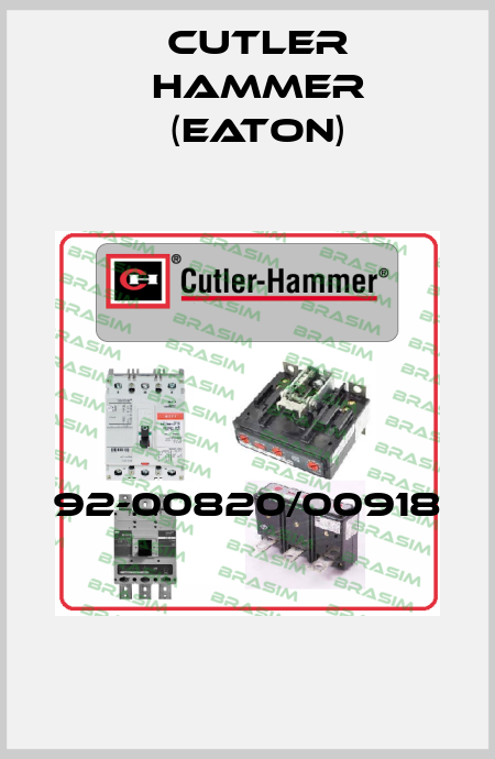 92-00820/00918  Cutler Hammer (Eaton)