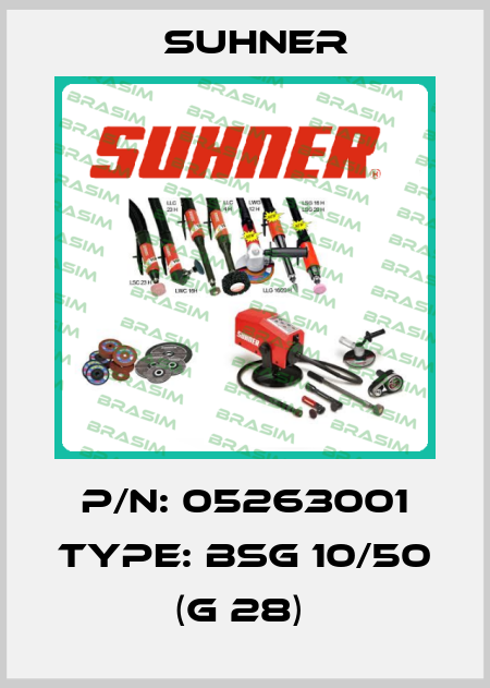 P/N: 05263001 Type: BSG 10/50 (G 28)  Suhner