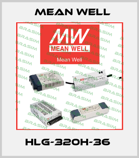 HLG-320H-36  Mean Well