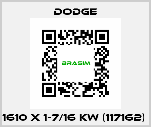 1610 x 1-7/16 KW (117162)  Dodge