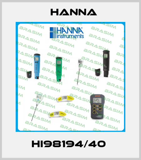 HI98194/40  Hanna