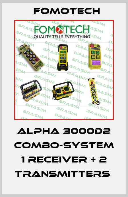 ALPHA 3000D2 COMBO-SYSTEM 1 RECEIVER + 2 TRANSMITTERS  Fomotech