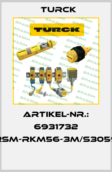 ARTIKEL-NR.: 6931732 RSM-RKM56-3M/S3059  Turck