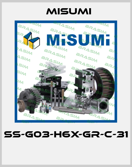 SS-G03-H6X-GR-C-31  Misumi