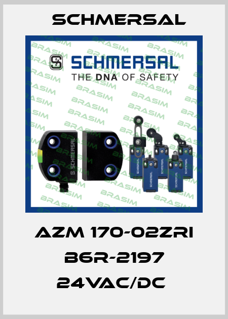 AZM 170-02ZRI B6R-2197 24VAC/DC  Schmersal