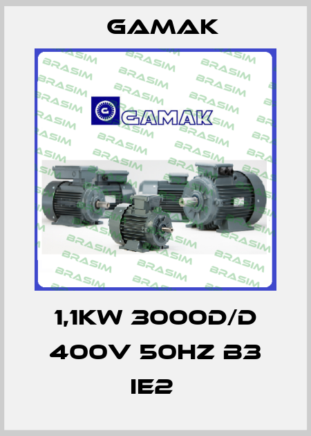 1,1KW 3000D/D 400V 50HZ B3 IE2  Gamak