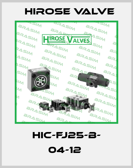 HIC-FJ25-B- 04-12  Hirose Valve