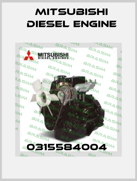 0315584004  Mitsubishi Diesel Engine